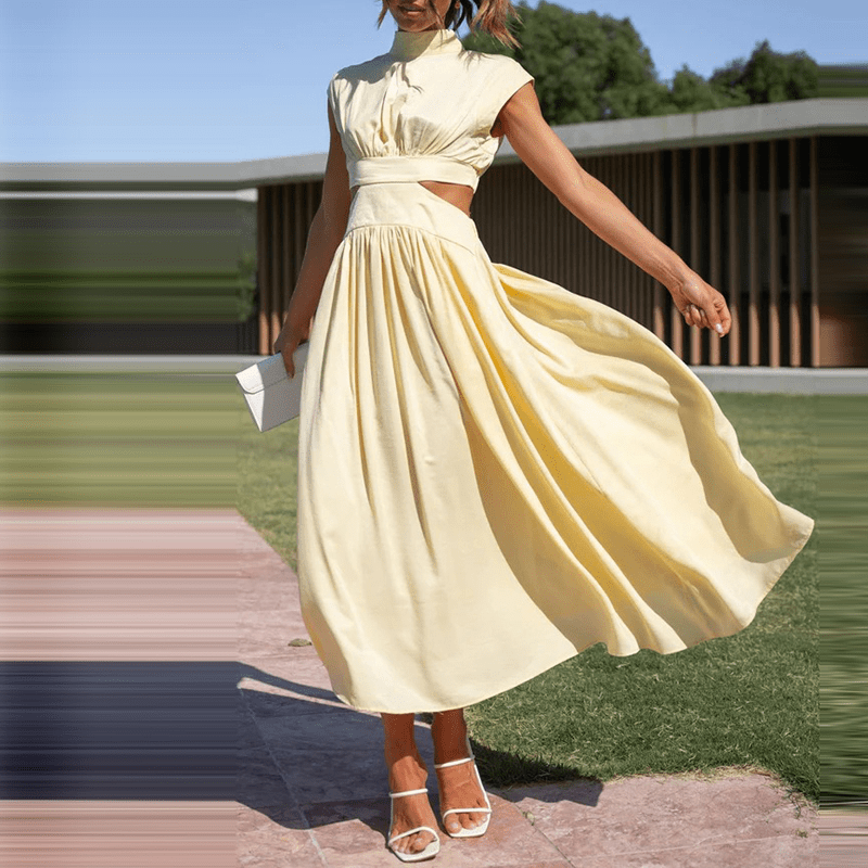 Bianca - Sleeveless Cut-out Dress