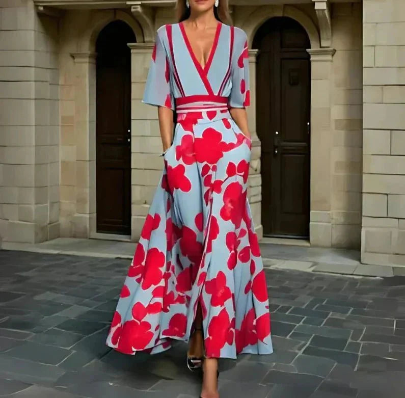 Lila - Elegant Wrap Dress