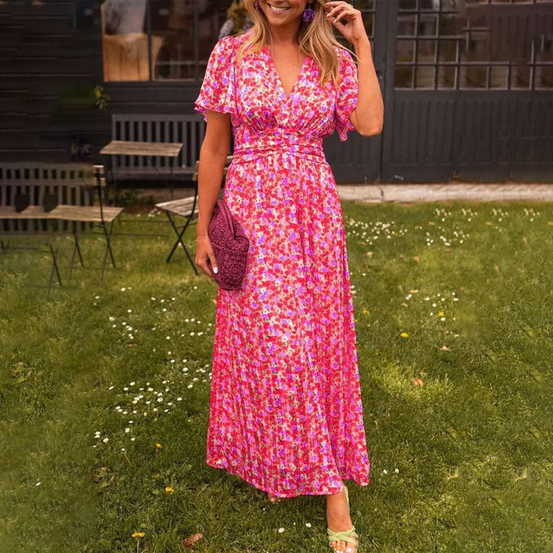 Classic V-Neck Dress
